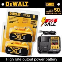 Batería Dewalt 20V 6AH 100% Original, Batería Recargable de Iones de Litio, Repuesto para Herramientas Eléctricas Dewalt DCB200DCBL722/DCL050/DCF850