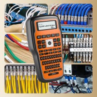 Impresora de Etiquetas Industrial E1000 PRO, Impresora Portátil de Etiquetas Termocontraíbles, Compatible con Brother HSE-231 HSE-631 para Marcar Cables